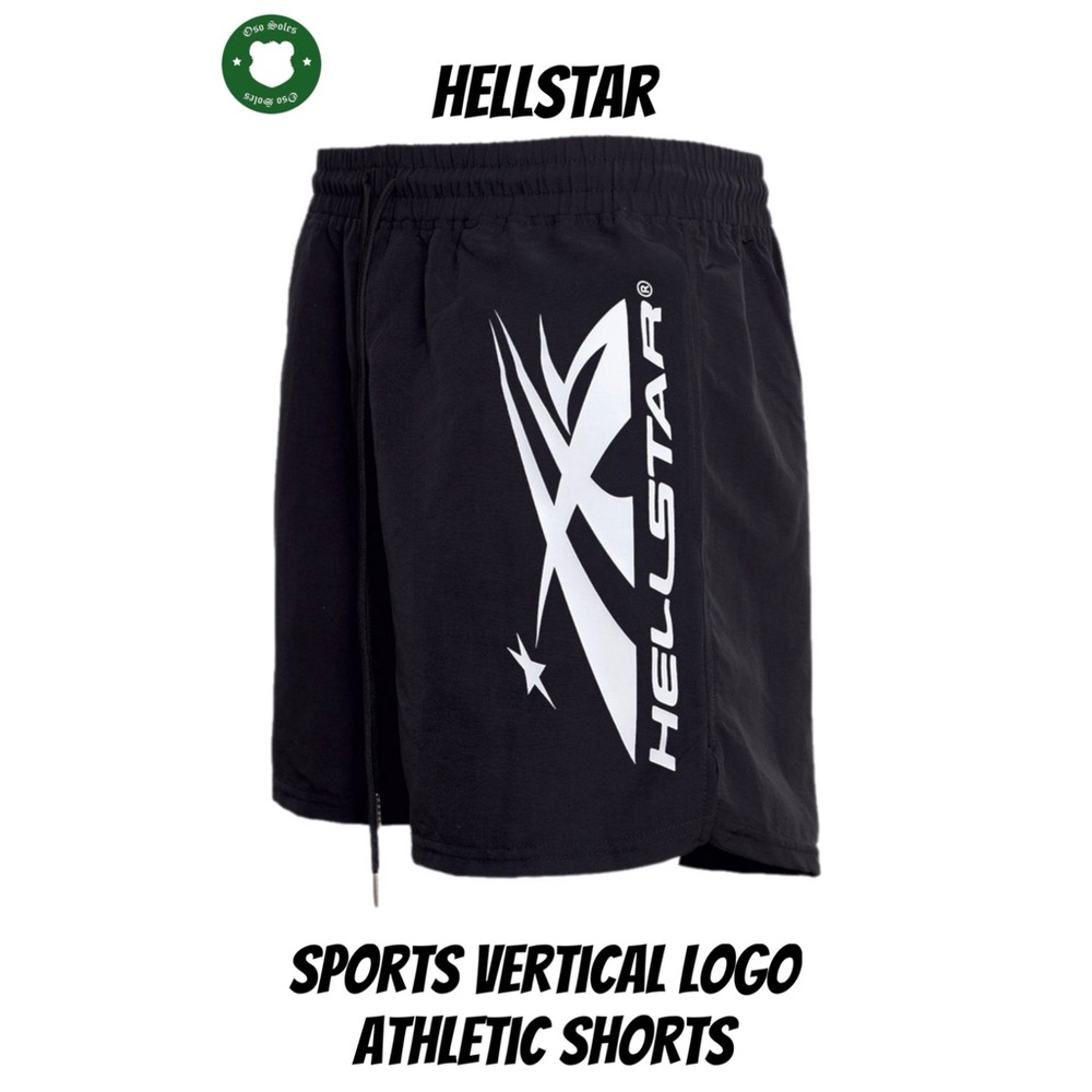 Hellstar Sports Vertical Logo Athletic Shorts XXL